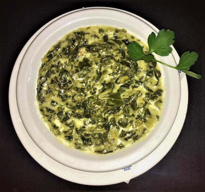 Espinacas a la crema