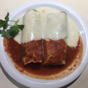 Mixta: salsa fileto y salsa blanca