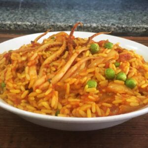 Arroz con calamares