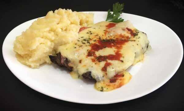 Lomo a la palmeriana con puré
