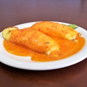 Canelones de verdura y pollo