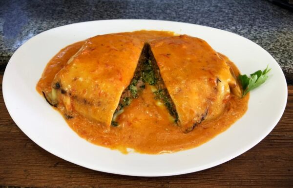 Lasaña rellena "Margaritas"(salsa rosa) - Image 2