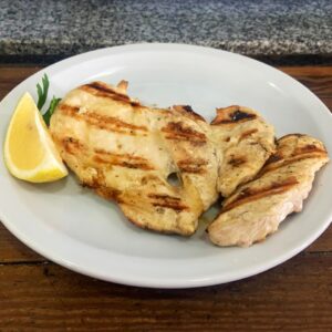 1/4 de pollo grillado