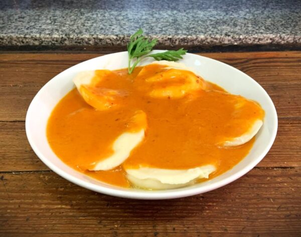 Rosa: salsa fileto y crema