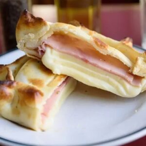 Tarta Muzzarella y jamón