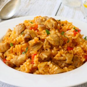 Arroz a la Valenciana con cerdo y pollo